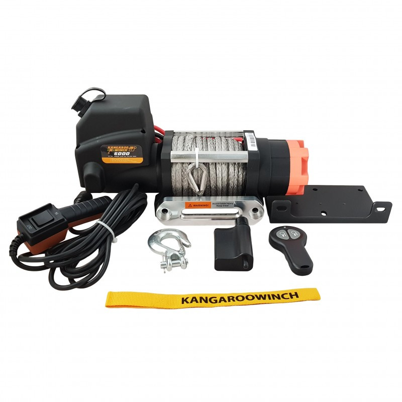 ATV/UTV лебідка Kangaroowinch K6000E-SR-STB (2722 Кг) 12V