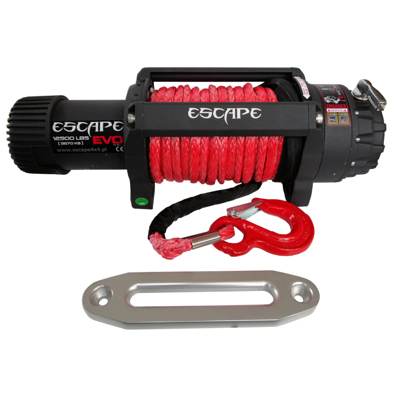 Автомобільна лебідка Escape EVO 12500 lbs [5670 кг] 24V IP68 Synthetic