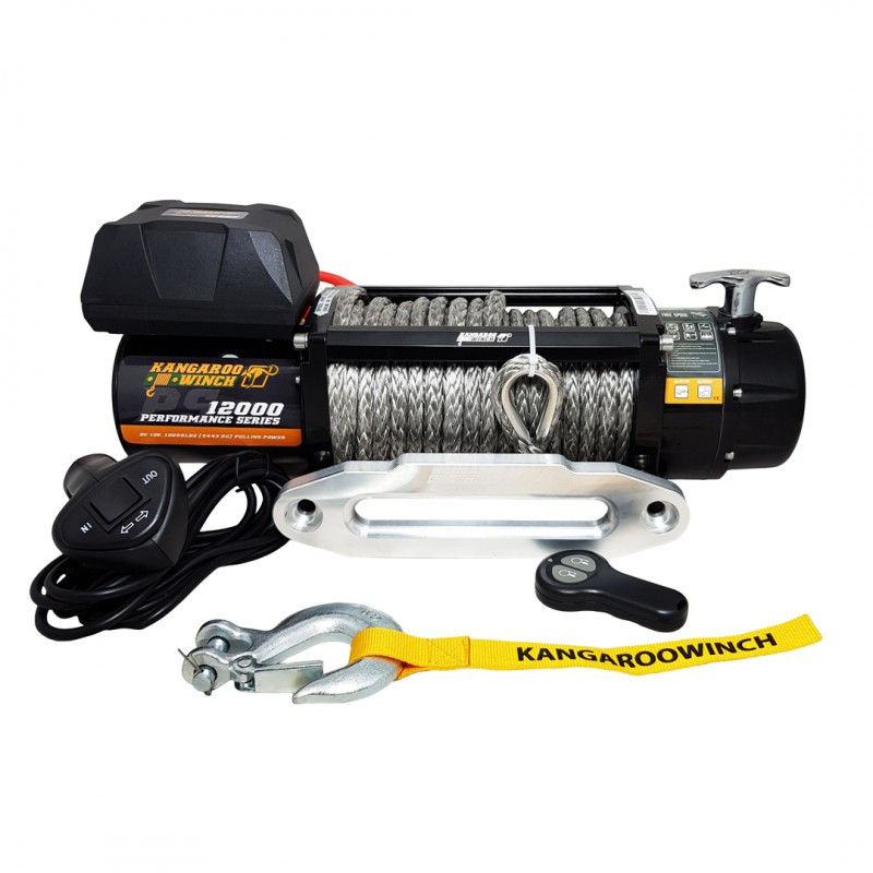 Автомобільна лебідка Kangaroowinch K12000 Performance Series (5443 Кг) 12V Synthetic