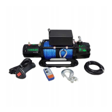 Лебідка електрична автомобільна W12000SR 12V з синтетичним тросом