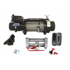 Лебідка електрична автомобільна Husar BST S 14000 lbs 24V Lbs (6350 кг) з металевим тросом