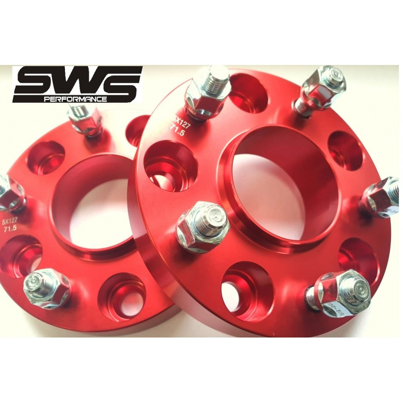 Проставки колісні SND5x127x71.5x40/1/2“C SWS RED