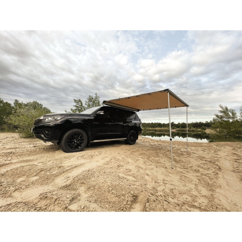 Автомобільна маркіза ORPRO 2,5х2.5м (з бічною стінкою та LED підсвіткою)