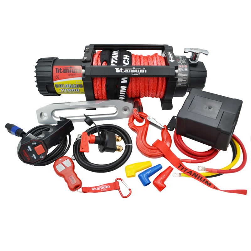 Автомобільна лебідка Titanium Winch COLORADO 12000 lbs (5450 Кг) Synthetic